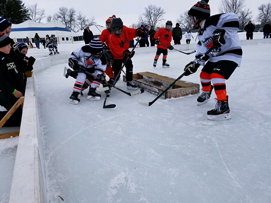 Youth Pond Hockey Day Fargo Parks 