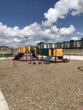This image shows the playground at Urban Plains Park.