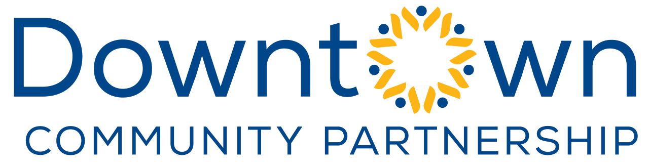 This image says Downtown Community Partnership and it is their logo.