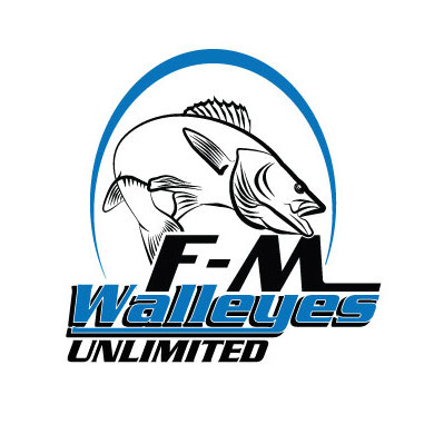 This image shows the logo for FM Walleyes Unlimited