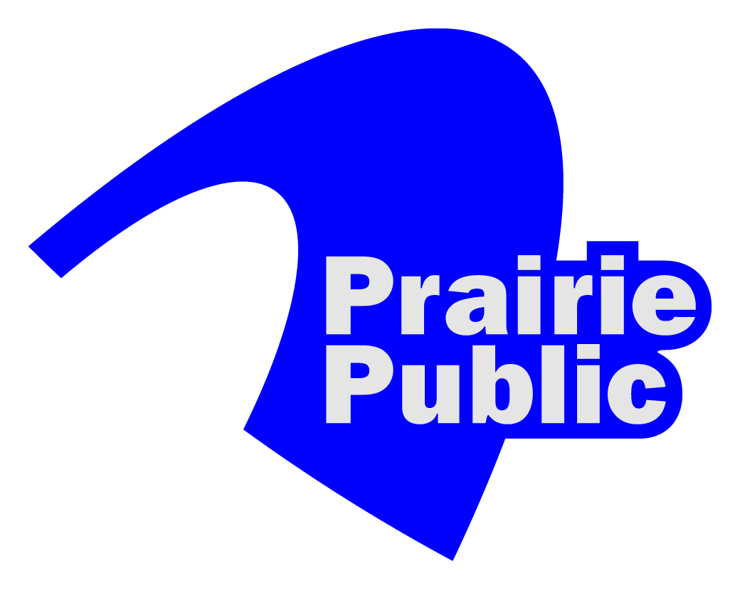 This image shows the logo for Prairie Public