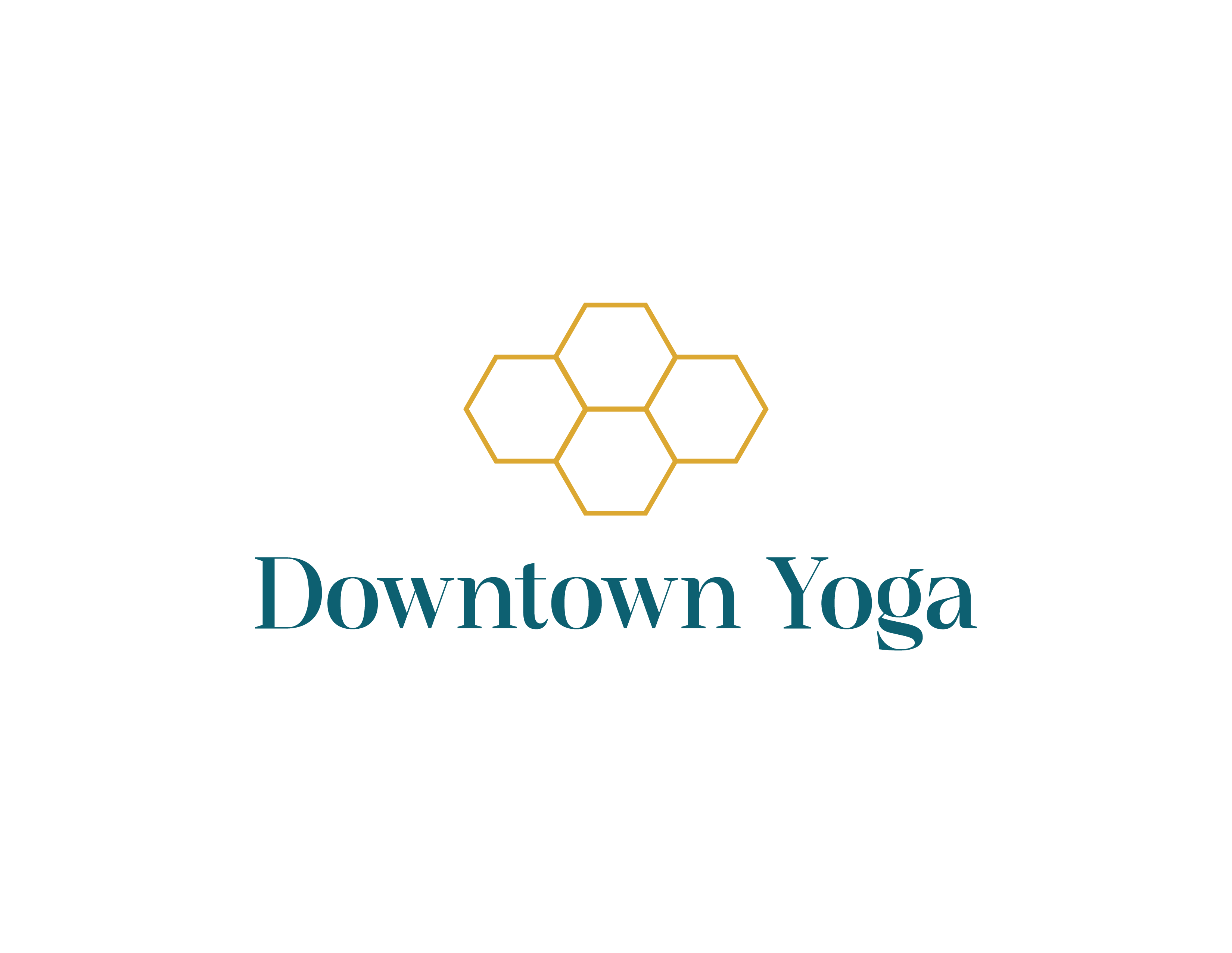 This image shows the logo for Downtown Yoga Fargo.