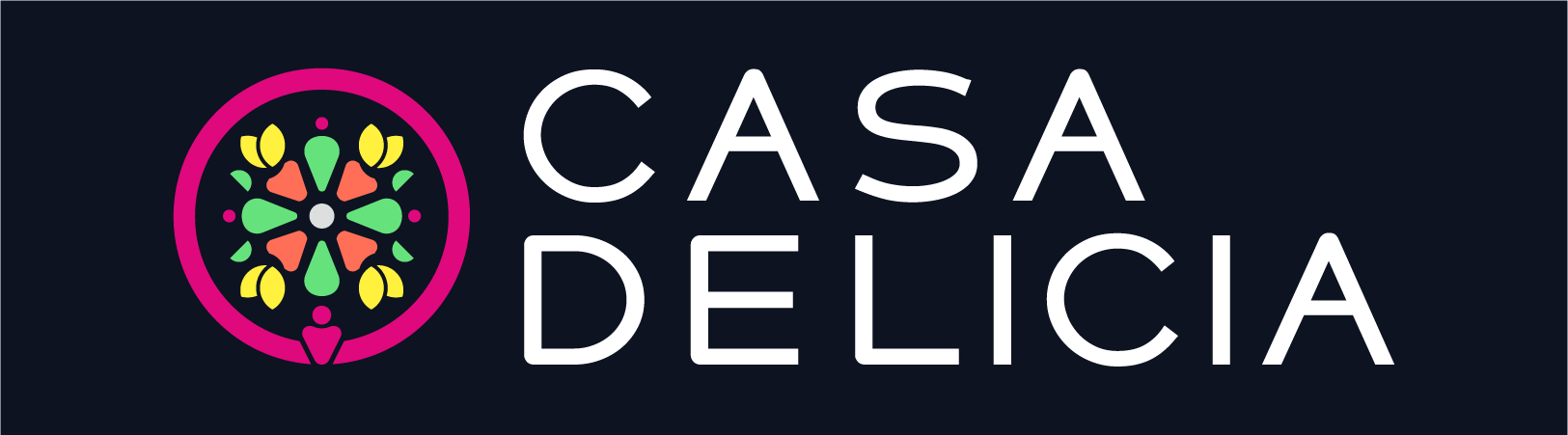 This image shows the logo for Casa Delicia.