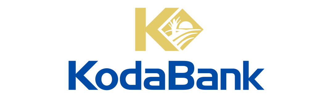 KodaBank logo featuring a stylized “K” with a landscape icon and the name “KodaBank.”