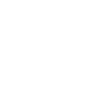 white outline two hands holding heart