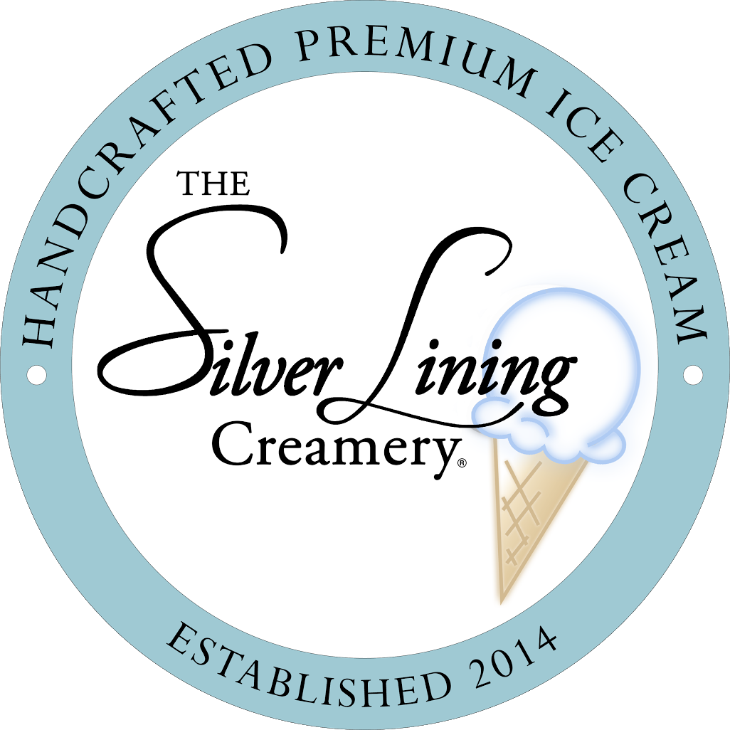 This image shows the logo for Silver Linings Creamery.