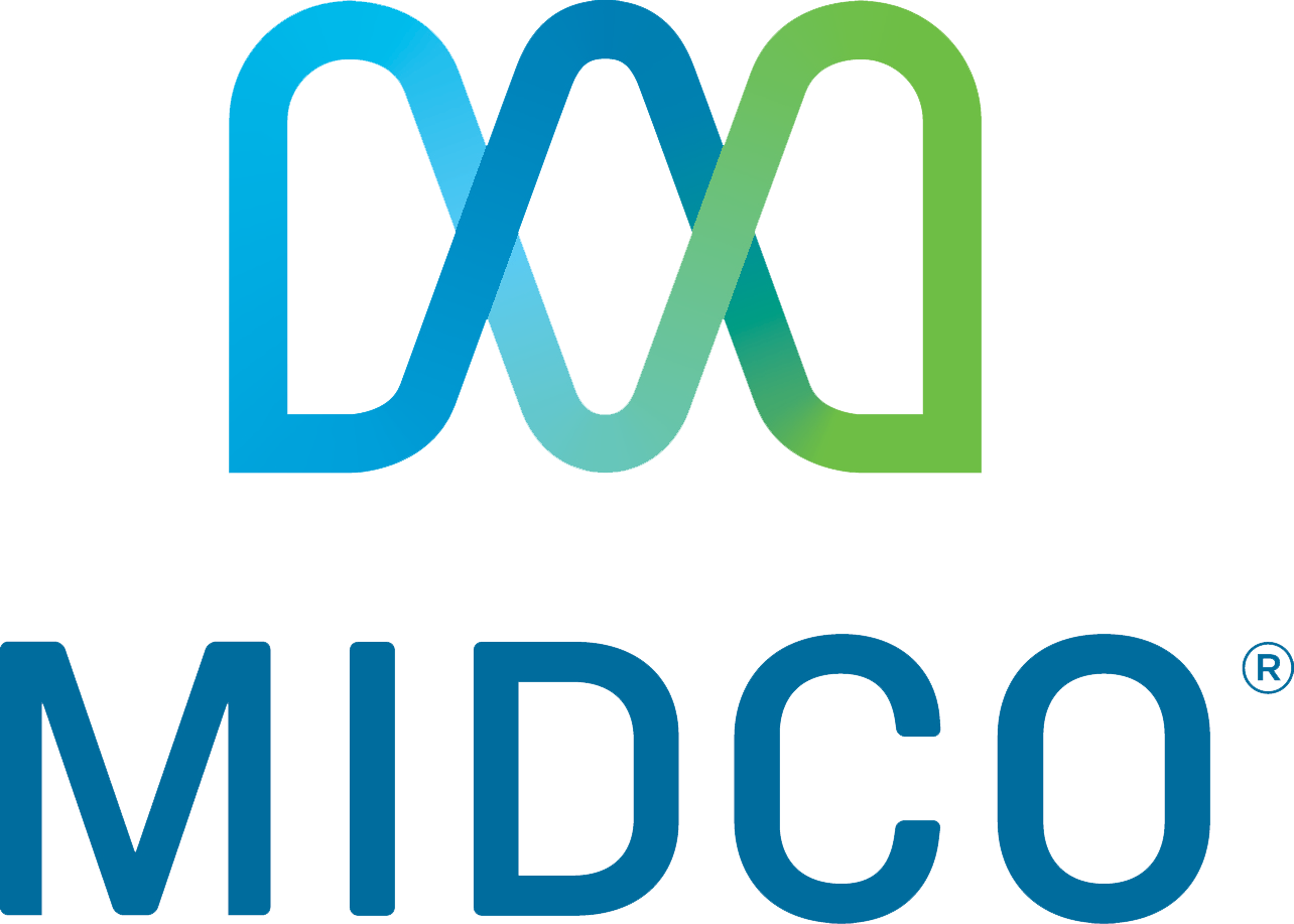This image shows the logo for Midco.