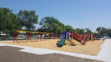 This image shows the playground at Madison Park.