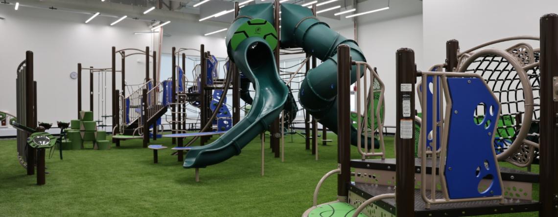 photo of indoor playground at Phase II of the Fargo Parks Sports Center