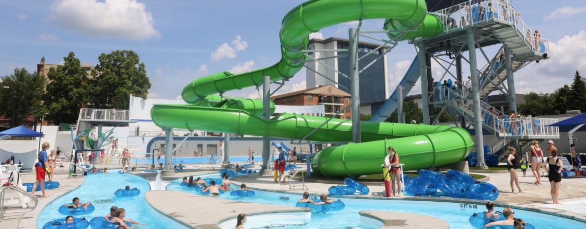Photo of lazy river at Island Park Pool 