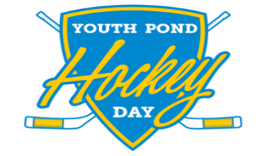 This image shows the Youth Pond Hockey Day logo.