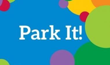 This image shows a graphic of Park It.