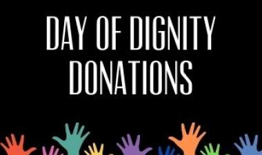 This image shows the graphic for Day of Dignity event donations.