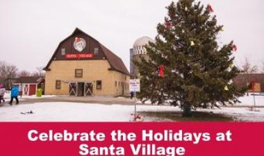 This image shows Santa Village at Rheault Farm.