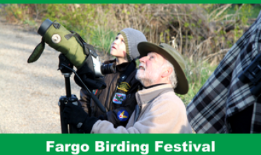 This image shows a graphic of Fargo Birding Festival.
