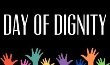 The graphic shows the Day of Dignity Logo