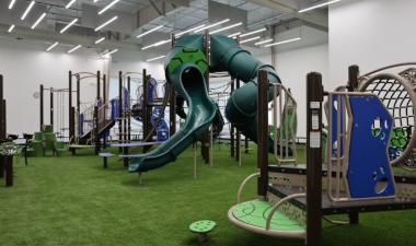 photo of indoor playground at Phase II of the Fargo Parks Sports Center