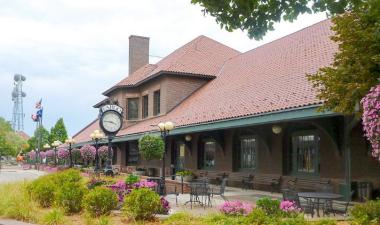 Photo of the exterior of the Depot building