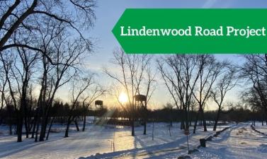 This image shows a Lindenwood Road Project graphic. 