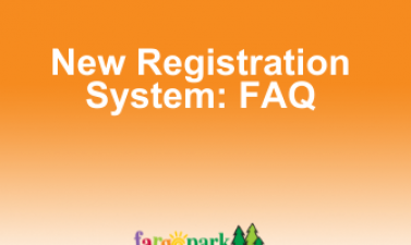 This image shows a graphic of the new registration system FAQ blog.