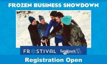 This image shows a graphic of Frozen Business Showdown.