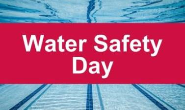 This image shows a graphic of Water Safety Day in June.