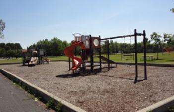 This image shows the playground at Milwaukee Trail Middle Park.