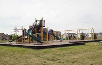 This image shows the playground at Pointe West Park.