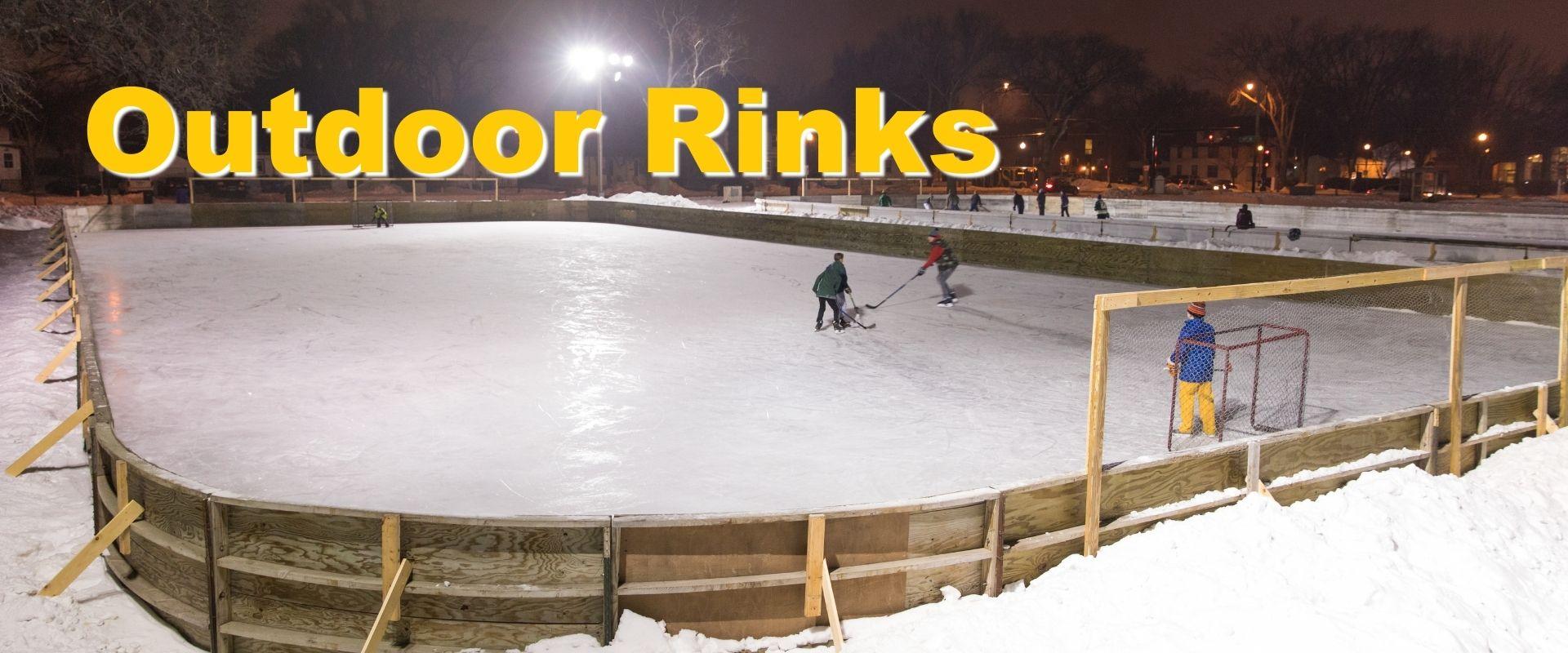 This image shows Outdoor Rinks at the Fargo Park District. 
